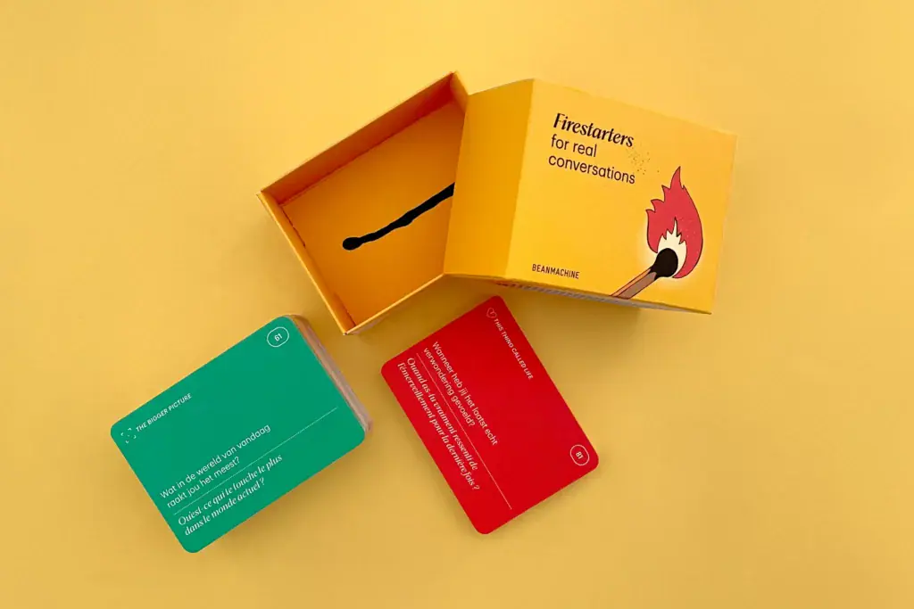 Firestarters conversation cards by Beanmachine