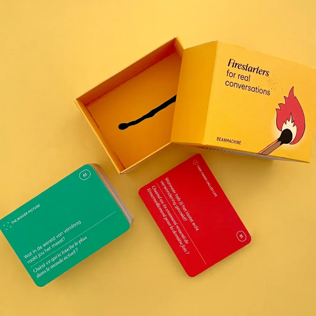 Firestarters conversation cards by Beanmachine